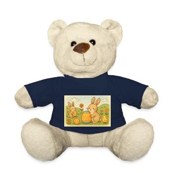 Easter - Teddy Bear - french navy - Front