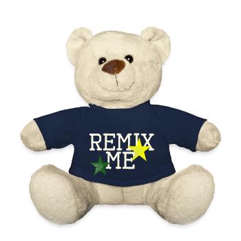 Remix me - Teddy Bear - french navy - Front
