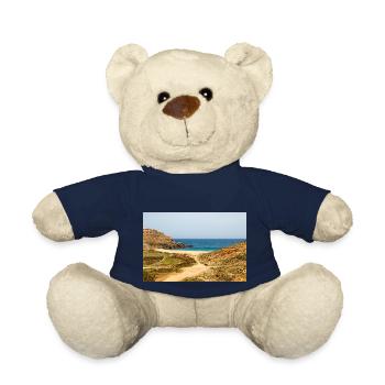 Fokos Beach Mykonos Island South Aegean Region - Teddy Bear - french navy - Front