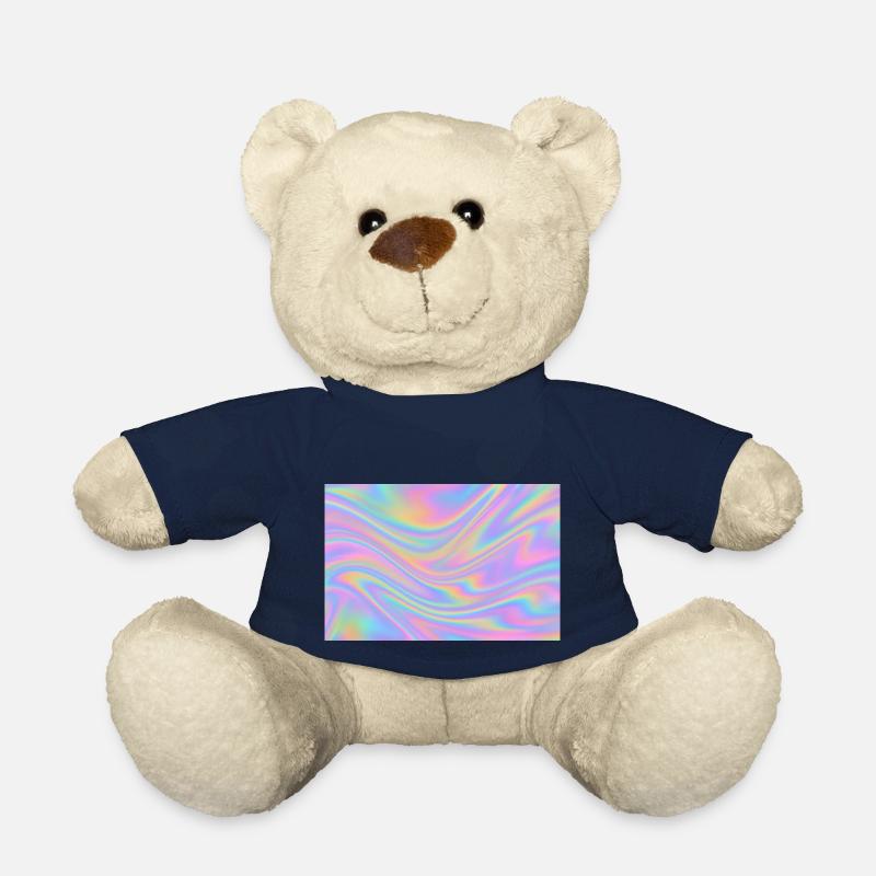Conception holographique - Nounours - bleu marine