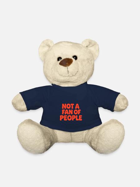 Not a fan of people - Teddy Bear - french navy