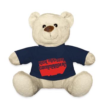 Not with the Commander! - Teddy Bear - french navy - Front