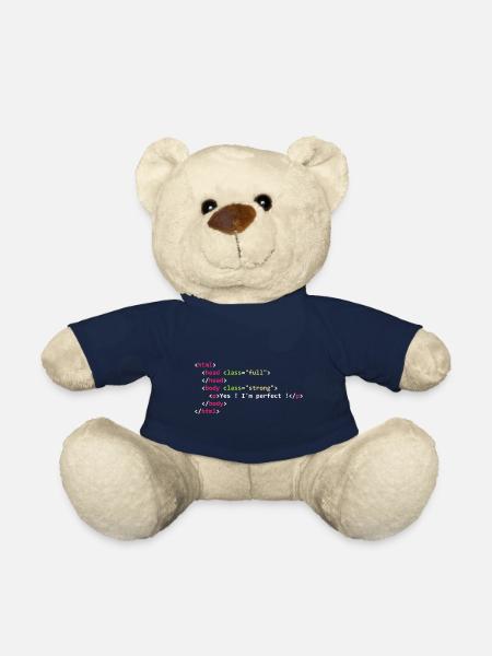 HTML perfect - Nounours - bleu marine