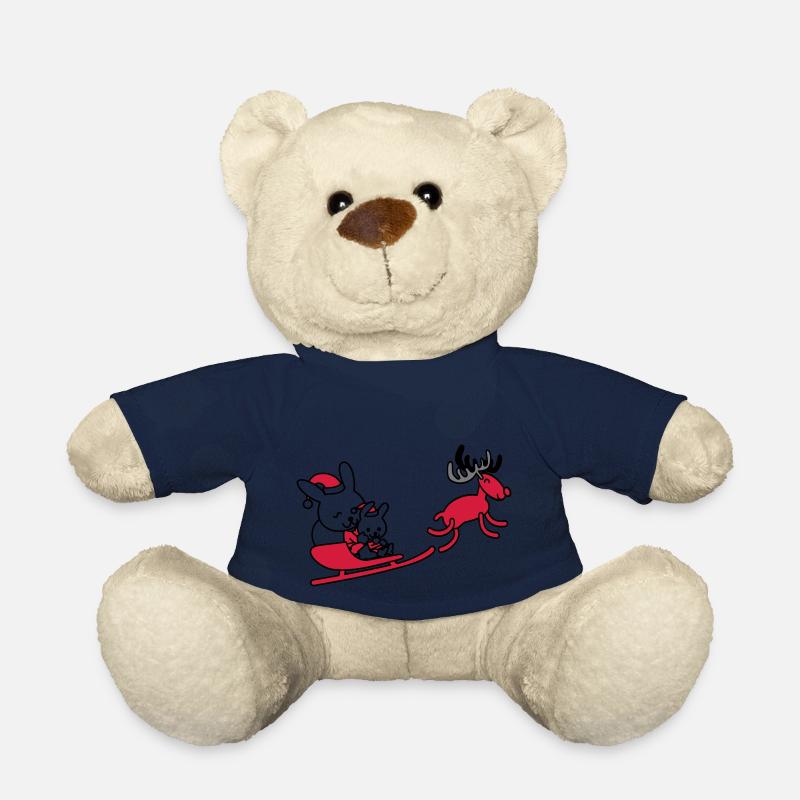 Weihnachtsmotiv - Teddy - French Navy