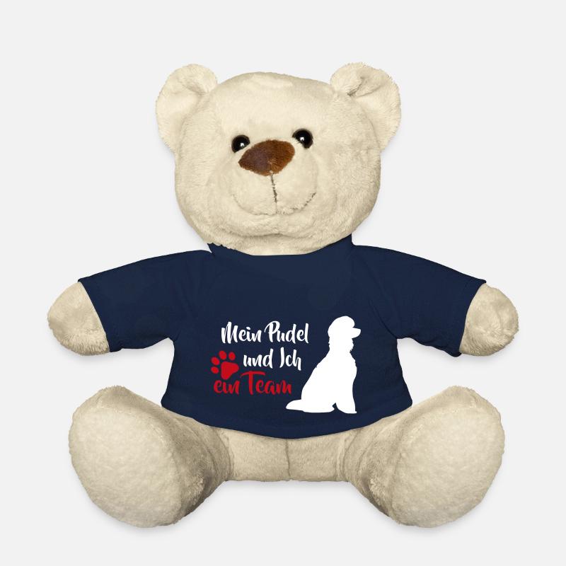 Mein Pudel und Ich ein Team Hunde Spruch - Teddy - French Navy
