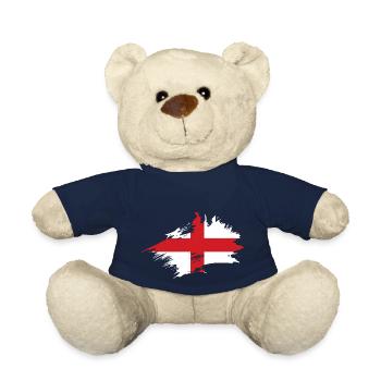 England Flag English Flag English English - Teddy Bear - french navy - Front