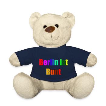 Berlin ist bunt - Teddy - French Navy - Vorne