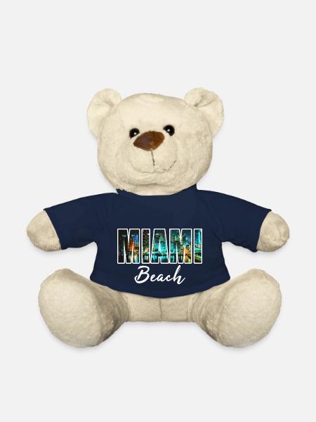 plage de miami - Nounours - bleu marine