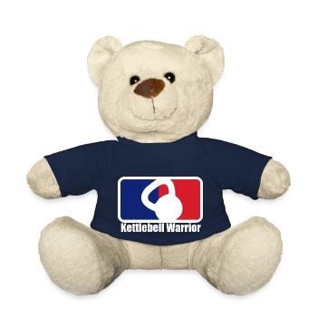 Kettlebell Warrior T shirt Design - Nounours - bleu marine - Devant