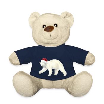 Eisbär an Weihnachten - Teddy - French Navy - Vorne