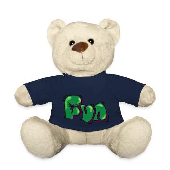 Fun - funny comic font - Teddy Bear - french navy - Front