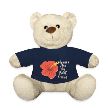 Flowers - Best Friends - Teddy Bear - french navy - Front