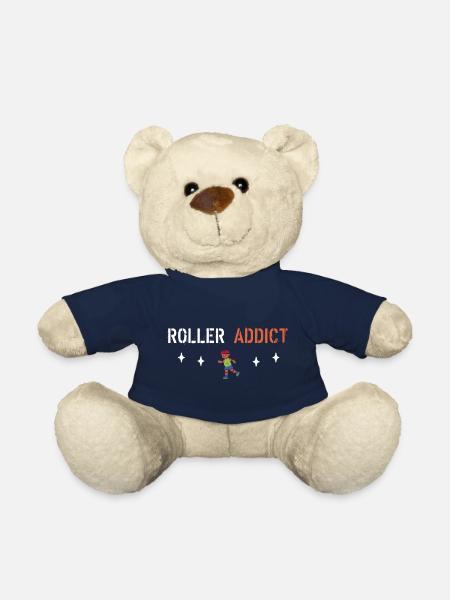 Roller addict - Nounours - bleu marine