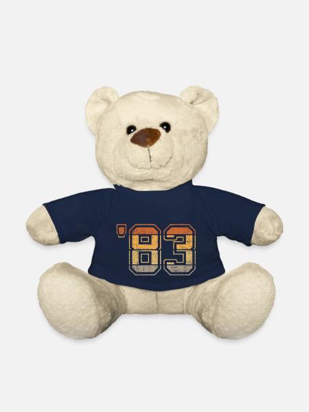 Year 1983 - '83 - Nounours - bleu marine