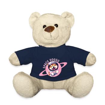Happy Space Doggo - Süße Gestaltung - Teddy - French Navy - Vorne