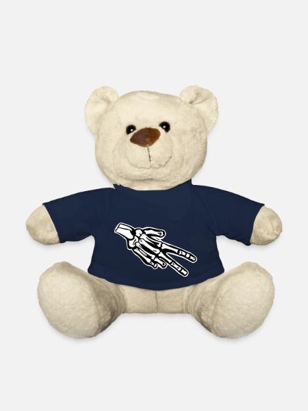 Biker Gruss Ride Safe - Teddy - French Navy