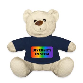 Diversity in STEM - Teddy Bear - french navy - Front