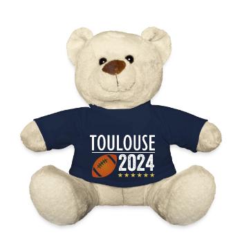 Toulouse Rugby 6 Etoiles Sport Fierté - Nounours - bleu marine - Devant