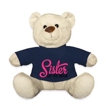 bride - Teddy Bear - french navy - Front
