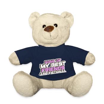 Some of my best friends are fictional. insanity - Teddy Bear - french navy - Front