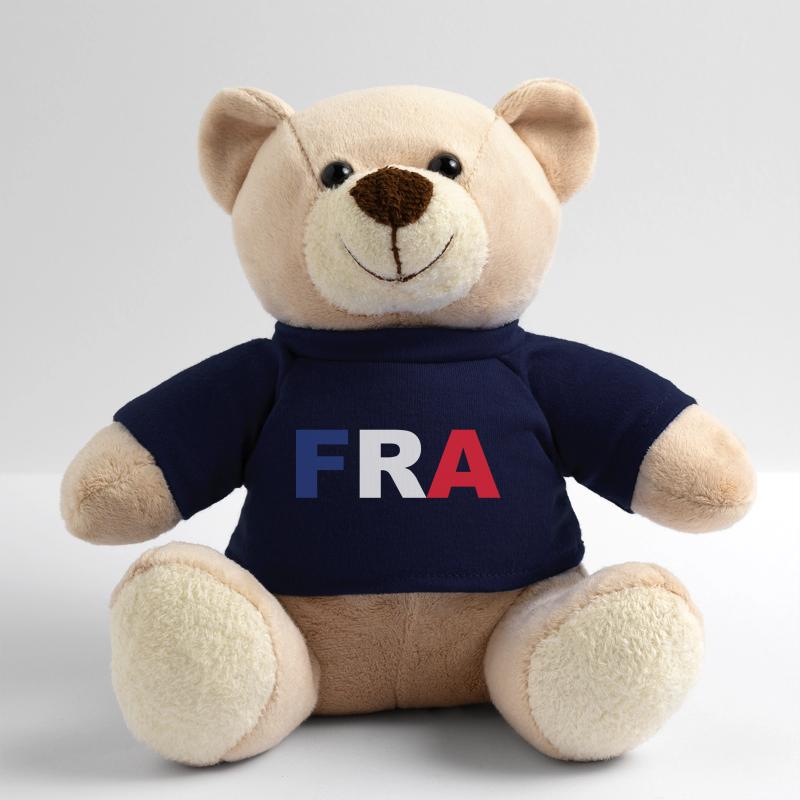 Frankreich Flagge ISO Code FRA EU Teddy