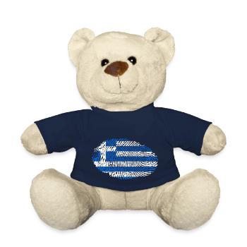 Drapeau grec - Nounours - bleu marine - Devant