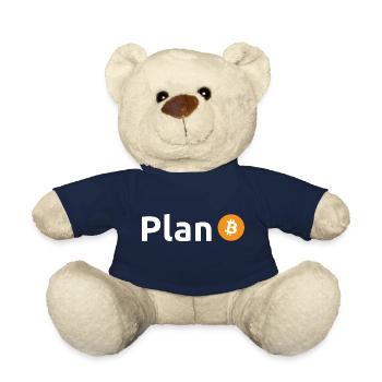 Bitcoin Plan B - Teddy - French Navy - Vorne