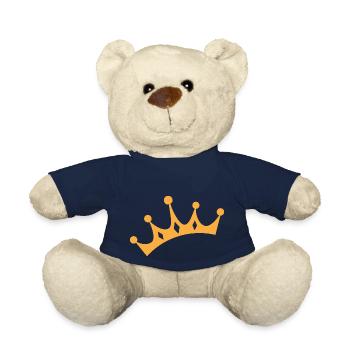Crown - Teddy Bear - french navy - Front