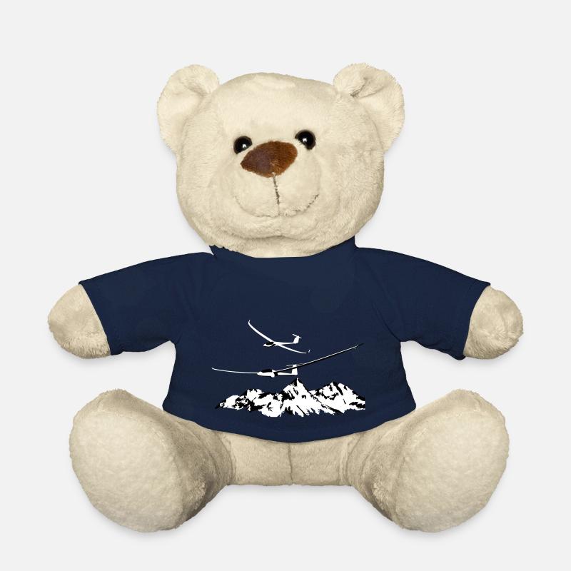 Planeur Planeur Planeur Pilote - Nounours - bleu marine