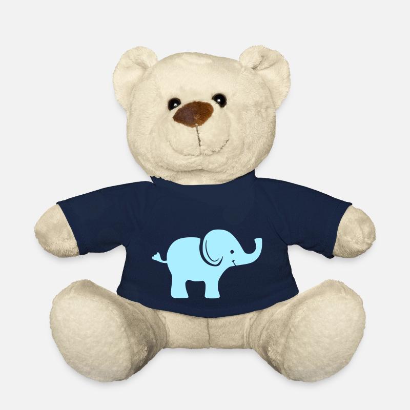 Baby Elefant - Teddy - French Navy