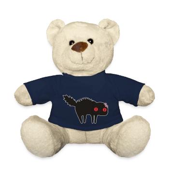 Zombie Chat - Nounours - bleu marine - Devant
