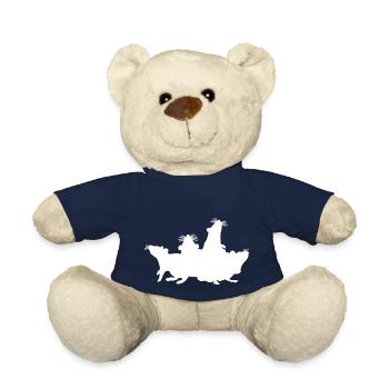 Ratpack Ratten Motiv - Teddy - French Navy - Vorne