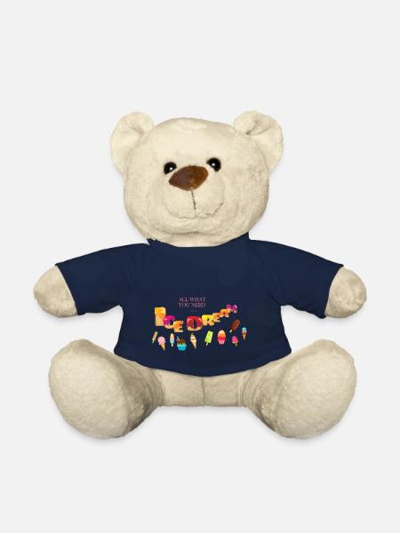 Rêve de glace - Nounours - bleu marine