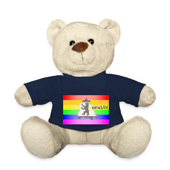 CSD Berlin Gay Pride - Teddy Bear - french navy - Front