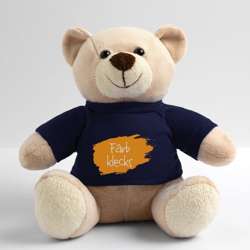 Farbklecks orange Teddy