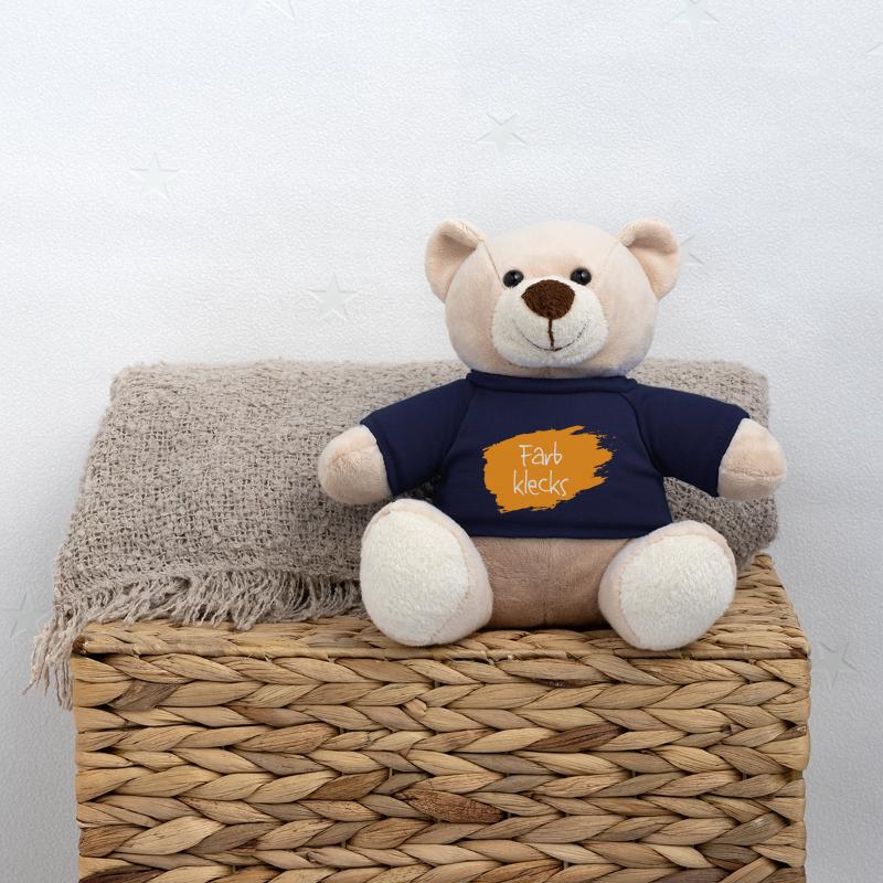 Farbklecks orange Teddy