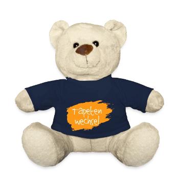 Tapetenwechsel orange - Teddy - French Navy - Vorne