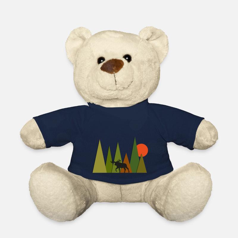Elch im Wald - Teddy - French Navy