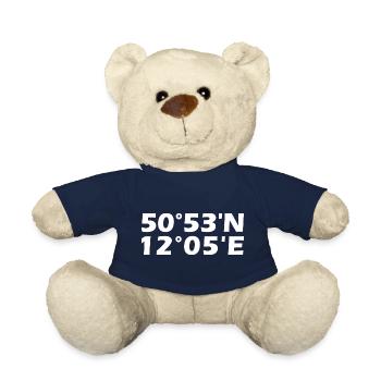 Gera coordinates - Teddy Bear - french navy - Front
