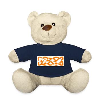 1200px Celtic knot basic linear badorange - Teddy Bear - french navy - Front