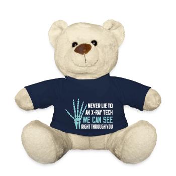 Never Lie To An X-Ray Tech Radiology X-Ray Rad Tec - Teddy - French Navy - Vorne