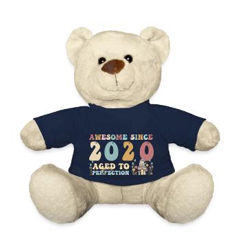 Super seit 2020 - 3. Geburtstag - 2023 Groovy - Teddy - French Navy - Vorne