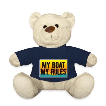 Mein Boot Meine Regeln Lustiges Bootfahren Kapitän Bootsbesitzer - Teddy - French Navy - Vorne