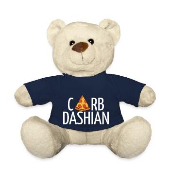Carbdashian (white text) - Teddy Bear - french navy - Front