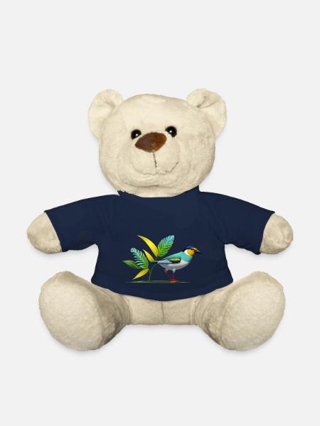 Oiseau - Nounours - bleu marine