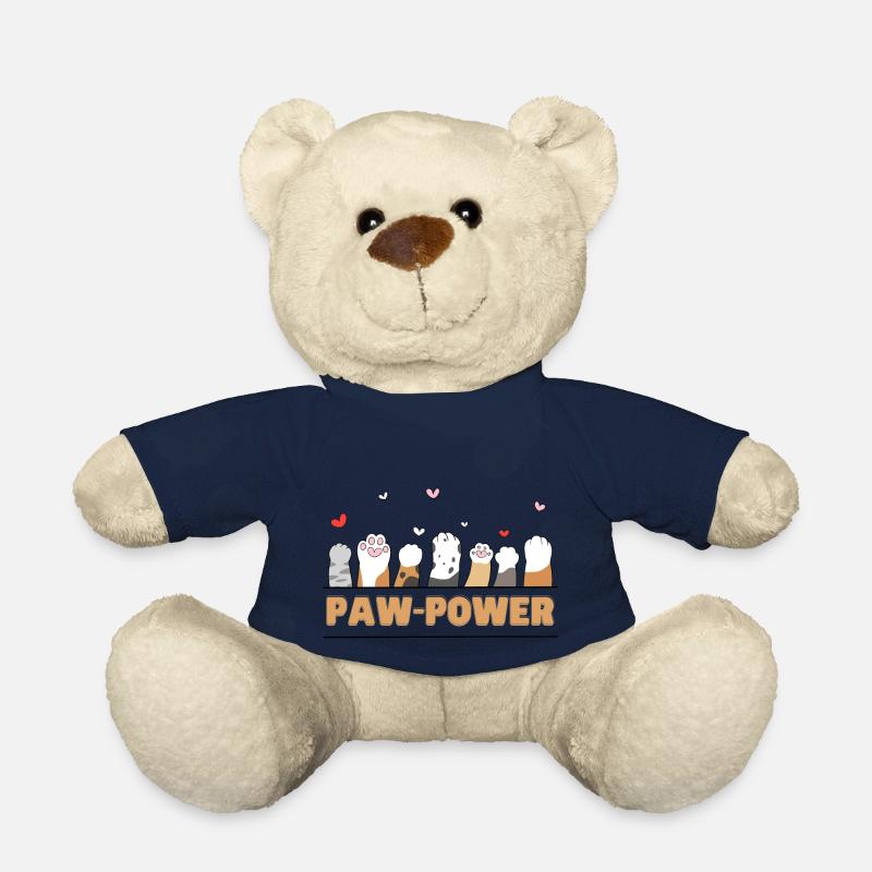Paw Power - Teddy Bear - french navy