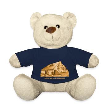 Forêt d’étain Mine d’Erzgebirge Frontière de Saxe - Nounours - bleu marine - Devant
