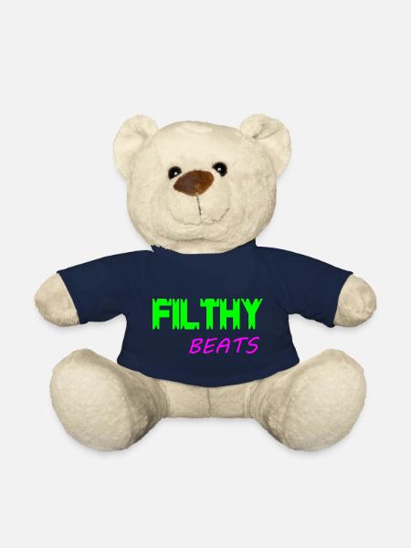 Des battements sales - Nounours - bleu marine
