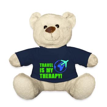 travel is my therapy - Teddy - French Navy - Vorne