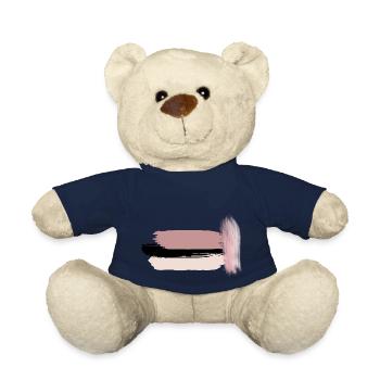 kreativer Pinselstrich - Teddy - French Navy - Vorne